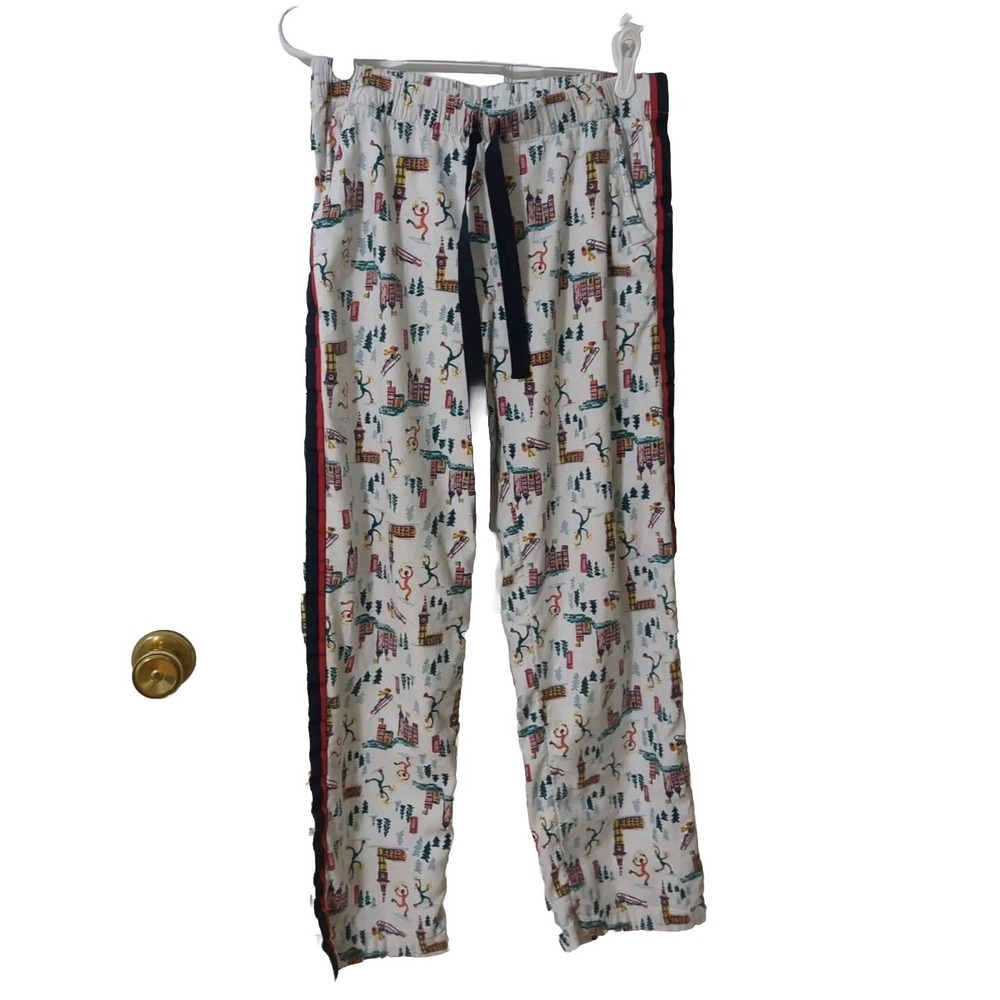 Aerie Flannel Pajama Bottoms Pants Lounge  w/ Pockets Sz Small Petite S/P Winter - Picture 2 of 16